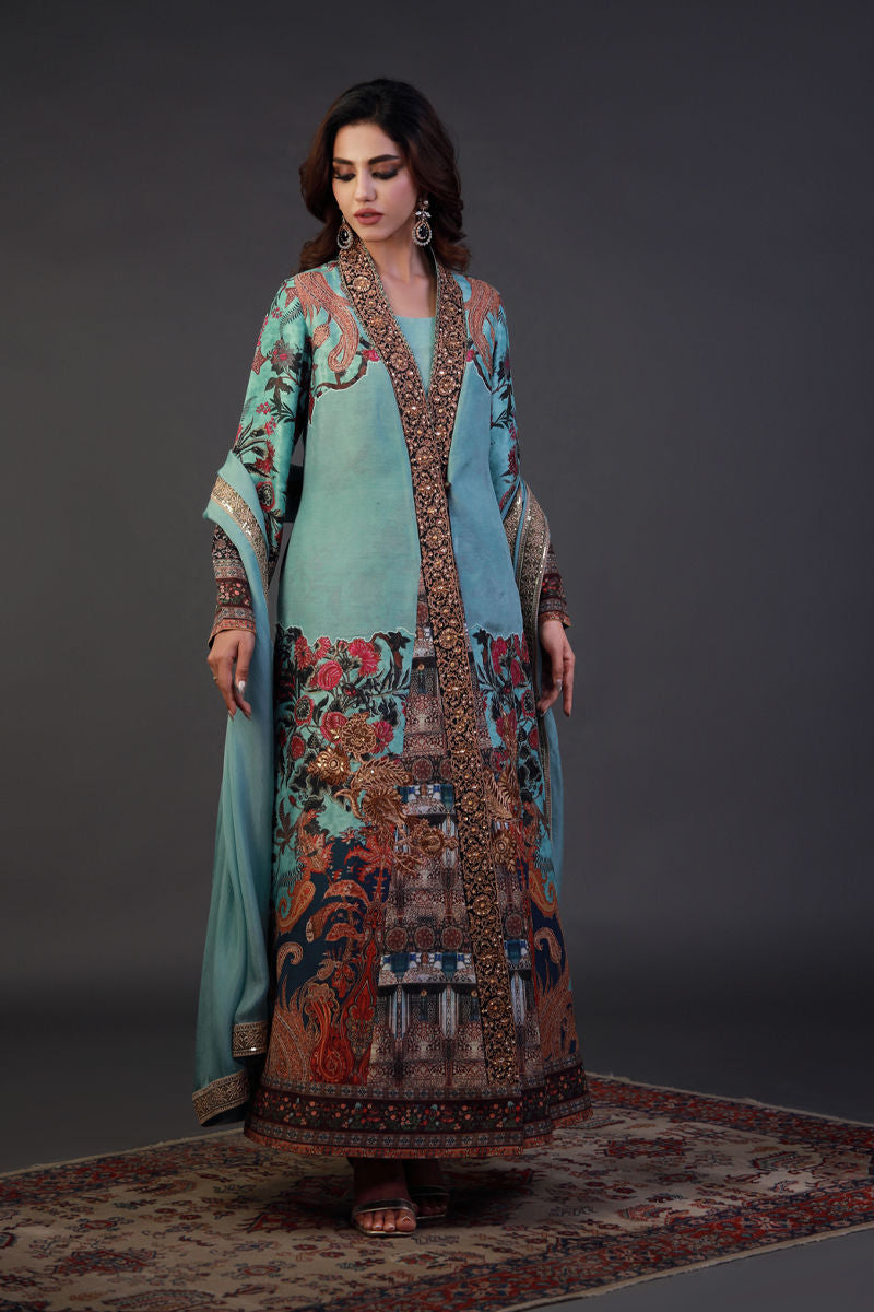 Shamaeel Ansari | Festive Edit |EE-10 by Shamaeel Ansari - Designer Dress  - Type : Ladies Clothes - Available at Libayah - 100% Original 