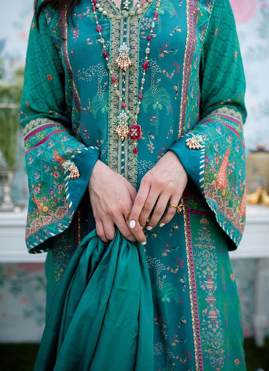 Farah Talib Aziz | Designer Picks 24 | JUNEBERRY SHIRT AND DUPATTA by Farah Talib Aziz - Designer Dress - Type: Ladies Clothes - Available at Libayah - 100% Original