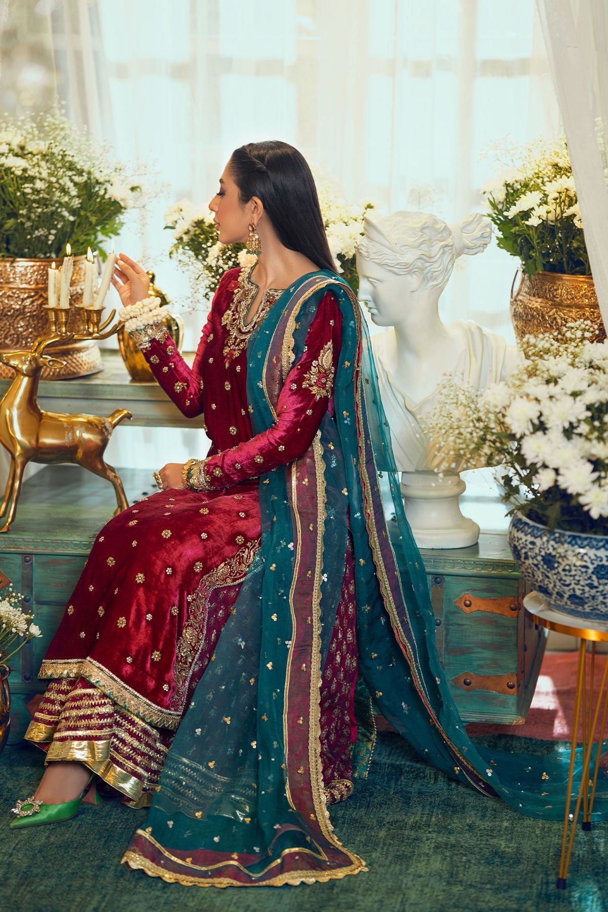 Annus Abrar | Semi Formals | SIBEL by Annus Abrar - Designer Dress - Type: Ladies Clothes - Available at Libayah - 100% Original