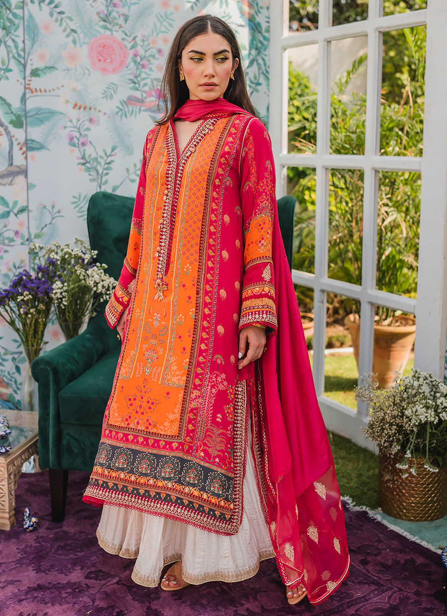 Farah Talib Aziz | Designer Picks 24 | BLAZER SHIRT AND DUPATTA by Farah Talib Aziz - Designer Dress - Type: Ladies Clothes - Available at Libayah - 100% Original