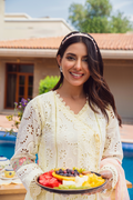 Fatima Khan | Luxury Pret 24 | LEMON BLUSH by Fatima Khan - Designer Dress - Type: Luxury - Available at Libayah - 100% Original