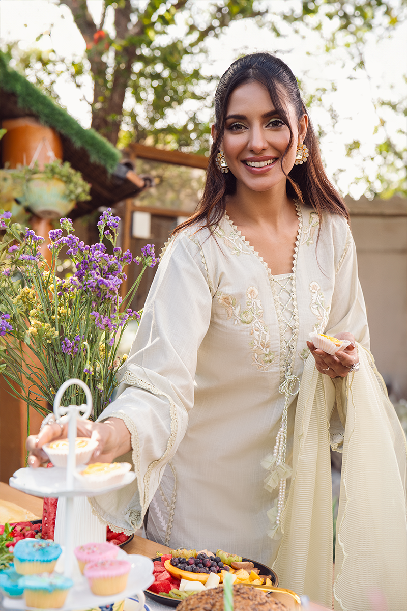 Fatima Khan | Luxury Pret 24 | SAGE IRISH GREEN by Fatima Khan - Designer Dress - Type: Luxury - Available at Libayah - 100% Original