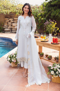 Fatima Khan | Luxury Pret 24 | MISTY GREY by Fatima Khan - Designer Dress - Type: Luxury - Available at Libayah - 100% Original