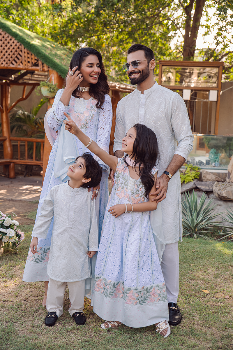 Fatima Khan | Luxury Pret 24 | ETHEREAL SKY BLUE by Fatima Khan - Designer Dress - Type: Luxury - Available at Libayah - 100% Original