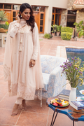 Fatima Khan | Luxury Pret 24 | BEIGE ELEGANCE by Fatima Khan - Designer Dress - Type: Luxury - Available at Libayah - 100% Original