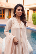 Fatima Khan | Luxury Pret 24 | BEIGE ELEGANCE by Fatima Khan - Designer Dress - Type: Luxury - Available at Libayah - 100% Original