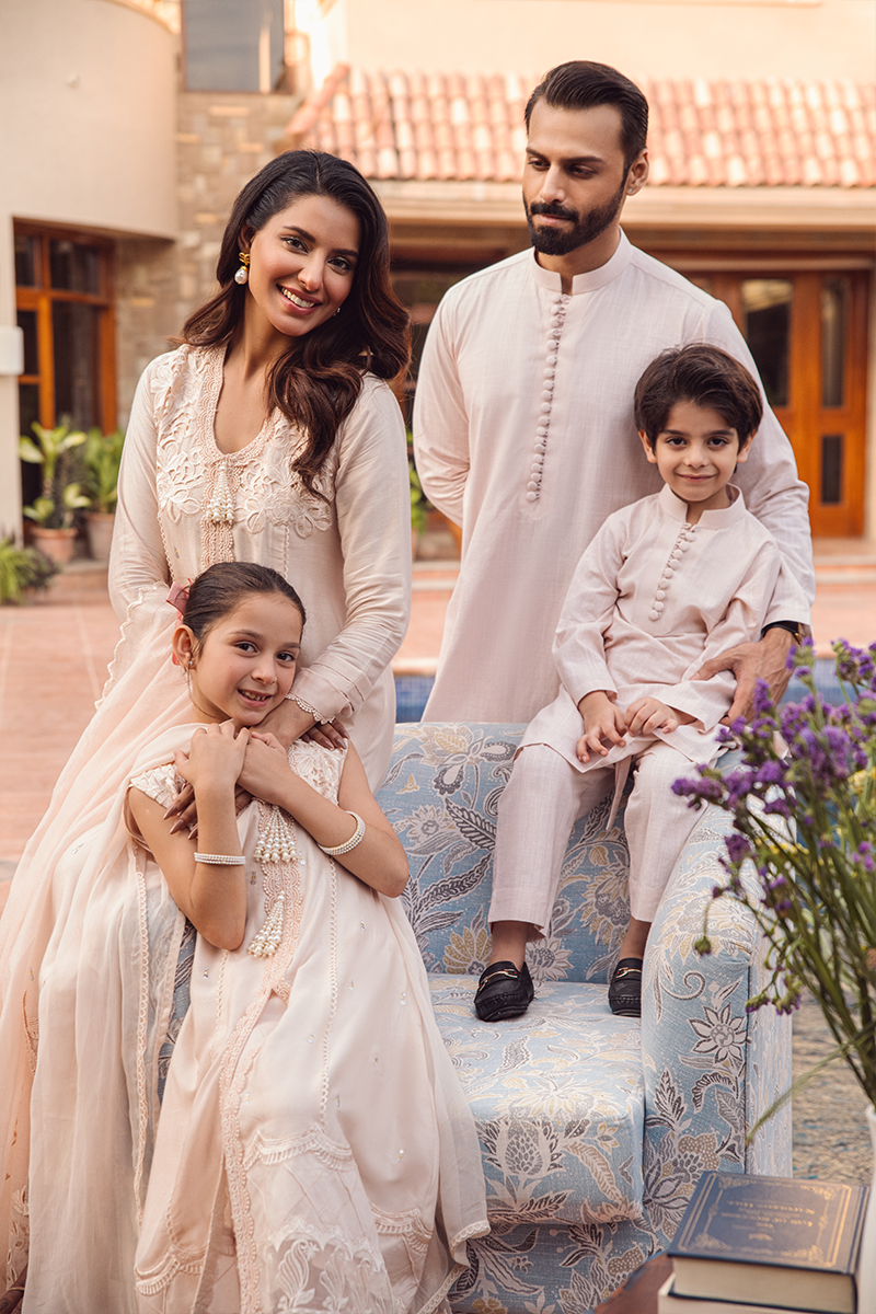 Fatima Khan | Luxury Pret 24 | BEIGE ELEGANCE by Fatima Khan - Designer Dress - Type: Luxury - Available at Libayah - 100% Original