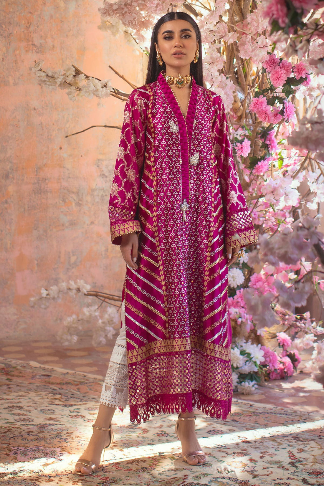 Annus Abrar | Designer Picks 24 | ARUSHA PINK by Annus Abrar - Designer Dress - Type: Ladies Clothes - Available at Libayah - 100% Original