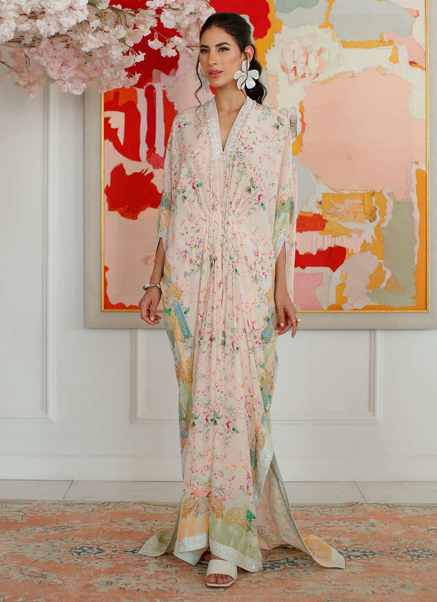 Farah Talib Aziz | Designer Picks 24 | SLOANIE SUMMER KAFTAN by Farah Talib Aziz - Designer Dress - Type: Ladies Clothes - Available at Libayah - 100% Original