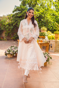 Fatima Khan | Luxury Pret 24 | ROSE WATER PEACH by Fatima Khan - Designer Dress - Type: Luxury - Available at Libayah - 100% Original