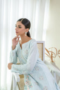 Fatima Khan | Luxury Pret 24 | BLUSH BLUE by Fatima Khan - Designer Dress - Type: Luxury - Available at Libayah - 100% Original