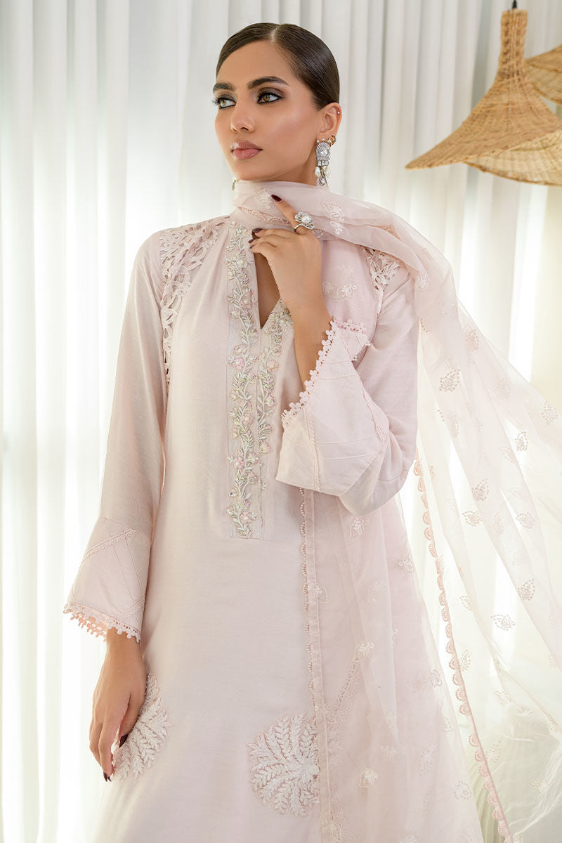 Fatima Khan | Luxury Pret 24 | NUDE PINK by Fatima Khan - Designer Dress - Type: Luxury - Available at Libayah - 100% Original