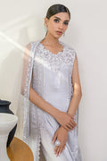 Fatima Khan | Luxury Pret 24 | VICTORIAN GREY by Fatima Khan - Designer Dress - Type: Luxury - Available at Libayah - 100% Original
