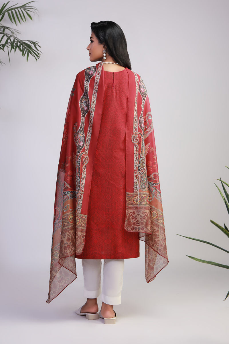 Shamaeel Ansari | Gulrang Lawn | Gulrang-04 by Shamaeel Ansari - Designer Dress  - Type : Ladies Clothes - Available at Libayah - 100% Original 