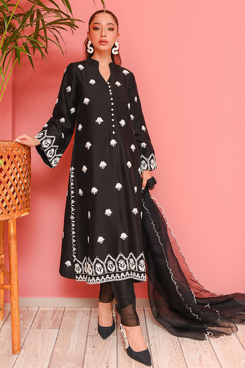 Ansab Jahangir | Luxury Silk Pret | AYLA by Ansab Jahangir - Designer Dress - Type: Ladies Clothes - Available at Libayah - 100% Original