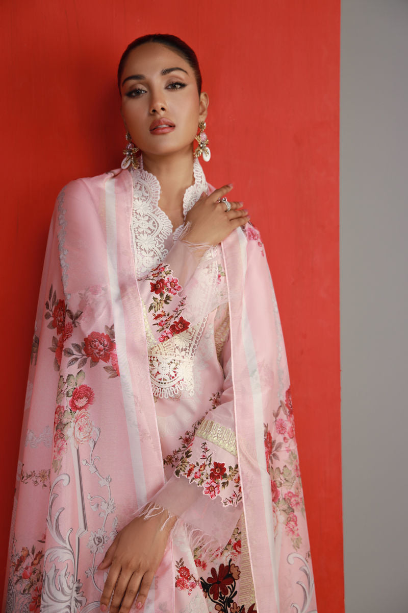 Shamaeel Ansari | Gulrang Lawn | Gulrang-08 by Shamaeel Ansari - Designer Dress  - Type : Ladies Clothes - Available at Libayah - 100% Original 