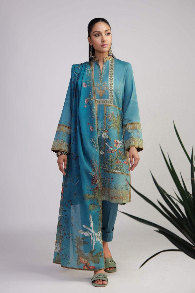 Shamaeel Ansari | Gulrang Lawn | Gulrang-11 by Shamaeel Ansari - Designer Dress  - Type : Ladies Clothes - Available at Libayah - 100% Original 