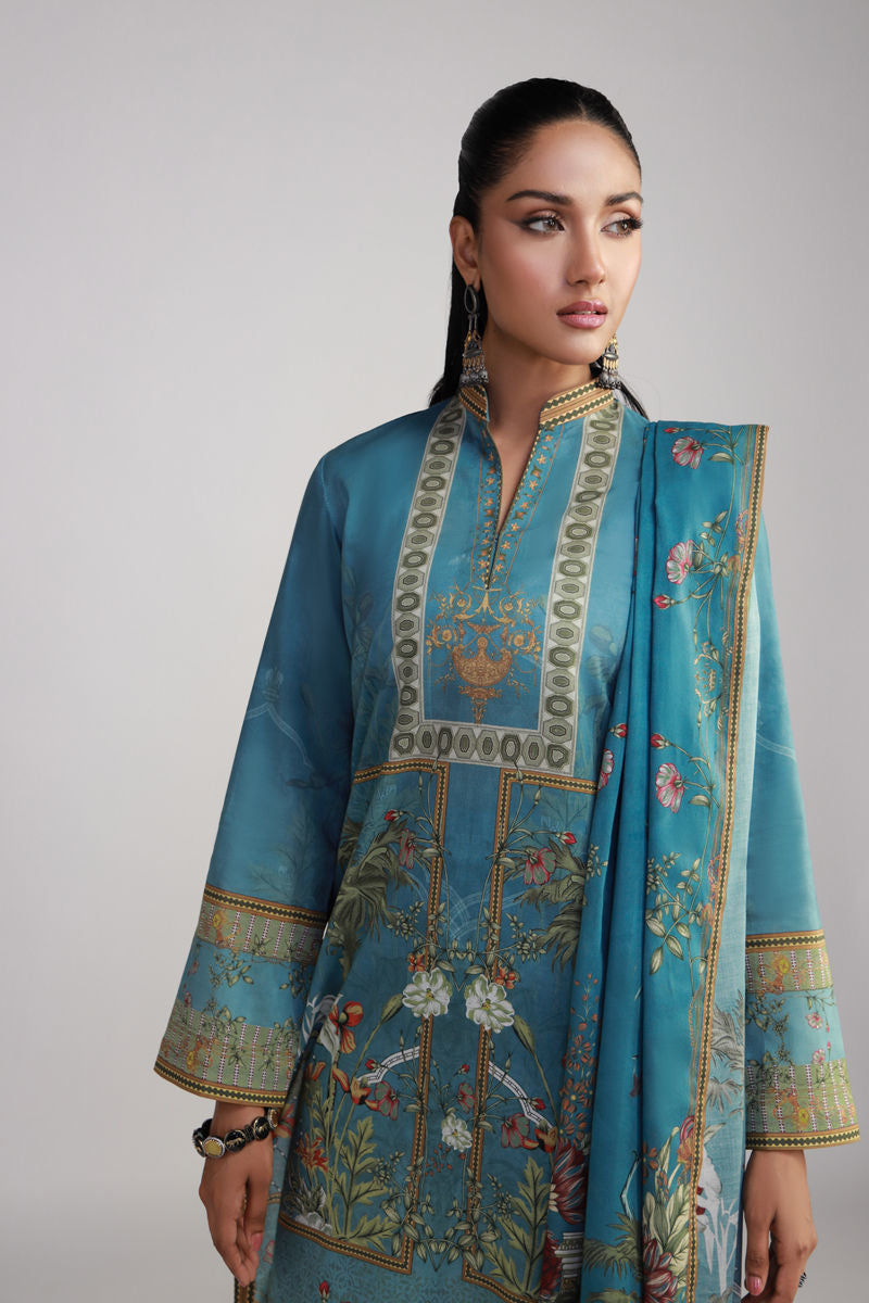 Shamaeel Ansari | Gulrang Lawn | Gulrang-11 by Shamaeel Ansari - Designer Dress  - Type : Ladies Clothes - Available at Libayah - 100% Original 