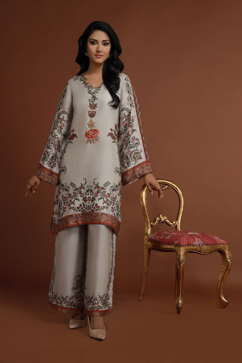 Shamaeel Ansari | Essentials 25 | Flora-04 by Shamaeel Ansari - Designer Dress  - Type : Ladies Clothes - Available at Libayah - 100% Original 