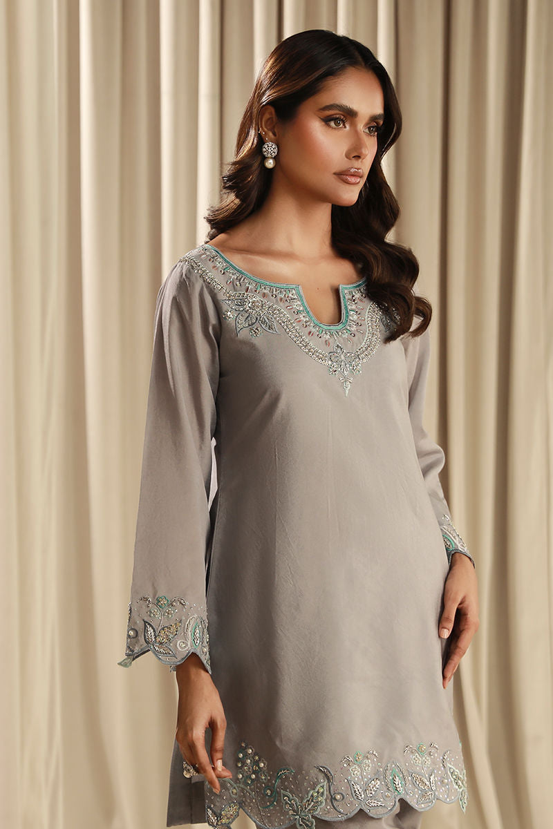 Fatima Khan | Sahar Luxe | TIFFANY MIST by Fatima Khan - Designer Dress - Type: Ladies Clothes - Available at Libayah - 100% Original