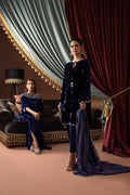 Ansab Jahangir | Bow Velvet Edit | AMALINE by Ansab Jahangir - Designer Dress - Type: Ladies Clothes - Available at Libayah - 100% Original