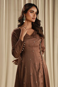 Fatima Khan | Sahar Luxe | BRONZE MINT PISHWAS by Fatima Khan - Designer Dress - Type: Ladies Clothes - Available at Libayah - 100% Original
