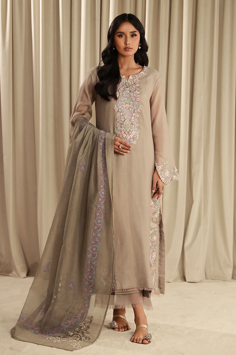 Fatima Khan | Sahar Luxe | SOOTHING SILVER by Fatima Khan - Designer Dress - Type: Ladies Clothes - Available at Libayah - 100% Original