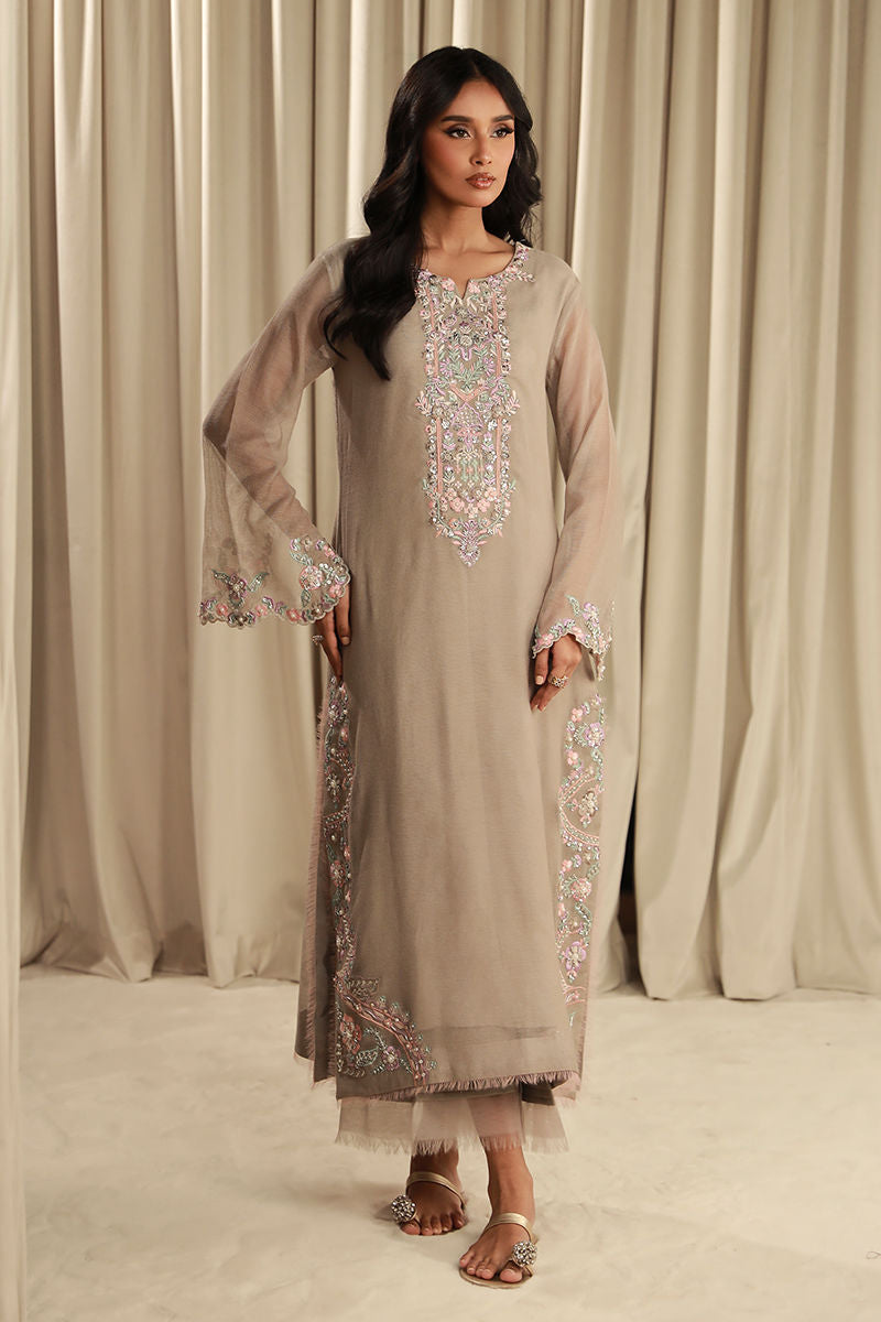 Fatima Khan | Sahar Luxe | SOOTHING SILVER by Fatima Khan - Designer Dress - Type: Ladies Clothes - Available at Libayah - 100% Original