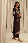 Fatima Khan | Sahar Luxe | DARK GARDEN by Fatima Khan - Designer Dress - Type: Ladies Clothes - Available at Libayah - 100% Original