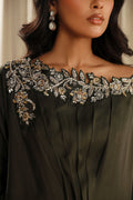 Fatima Khan | Sahar Luxe | MAJESTIC OLIVE by Fatima Khan - Designer Dress - Type: Ladies Clothes - Available at Libayah - 100% Original