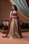 Ansab Jahangir | Bow Velvet Edit | ALAZNE by Ansab Jahangir - Designer Dress - Type: Ladies Clothes - Available at Libayah - 100% Original
