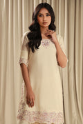 Fatima Khan | Sahar Luxe | FRENCH VANILLA by Fatima Khan - Designer Dress - Type: Ladies Clothes - Available at Libayah - 100% Original