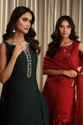 Fatima Khan | Sahar Luxe | TEAL DREAM by Fatima Khan - Designer Dress - Type: Ladies Clothes - Available at Libayah - 100% Original