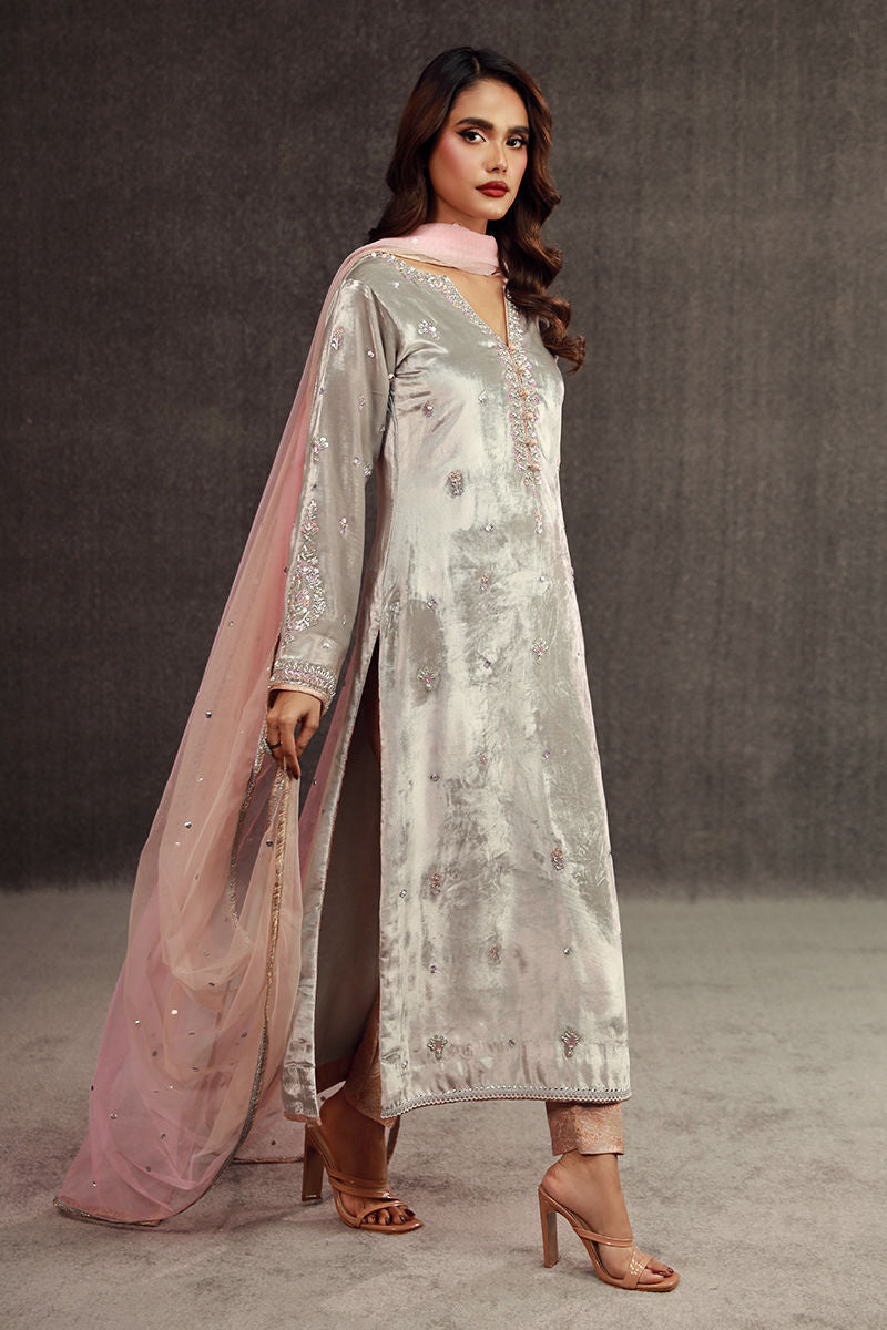 Fatima Khan | Anan Velvet Edit | Jiba by Fatima Khan - Designer Dress - Type: Ladies Clothes - Available at Libayah - 100% Original