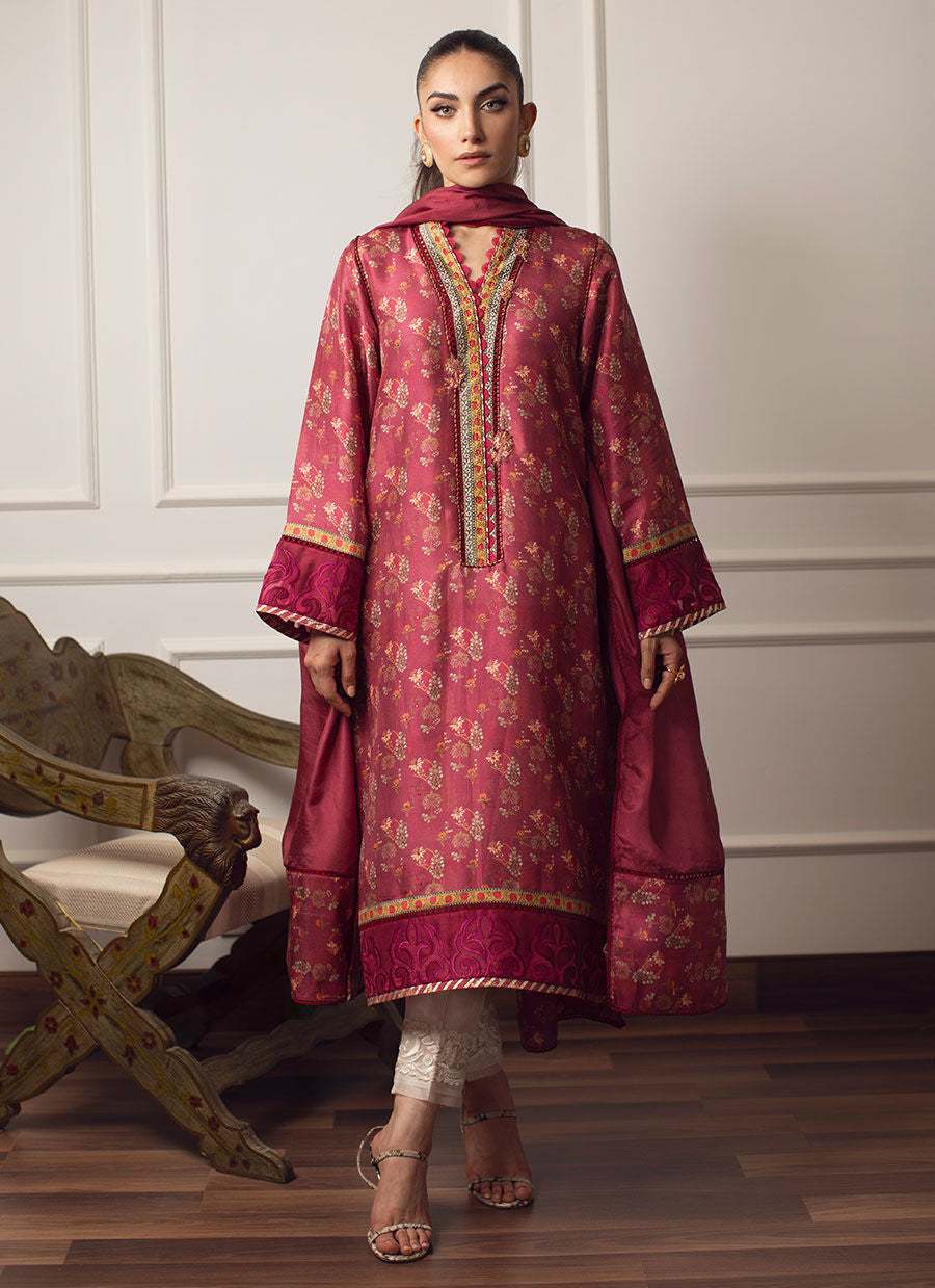 Farah Talib Aziz | Designer Picks 24 | MILEENA SHIRT AND DUPATTA by Farah Talib Aziz - Designer Dress - Type: Ladies Clothes - Available at Libayah - 100% Original