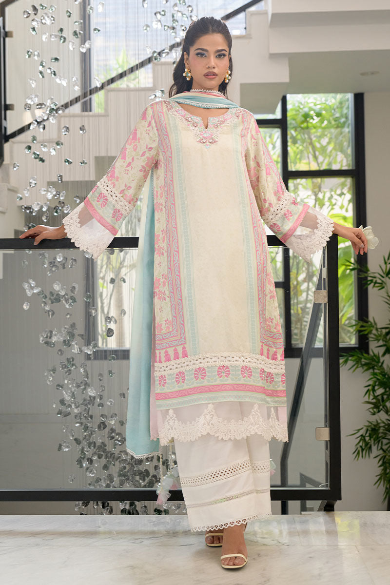Fatima Khan | Eid Digital Silk Prints | Sage Orchid by Fatima Khan - Designer Dress - Type: Ladies Clothes - Available at Libayah - 100% Original