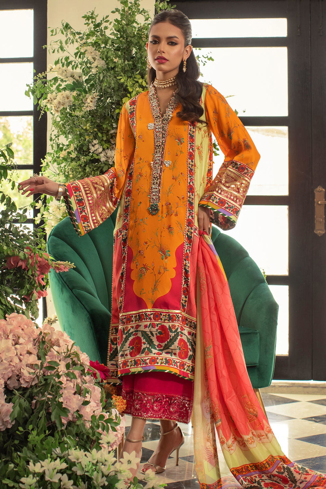 Annus Abrar | Luxe Silk Pret | SABRINA by Annus Abrar - Designer Dress - Type: Ladies Clothes - Available at Libayah - 100% Original