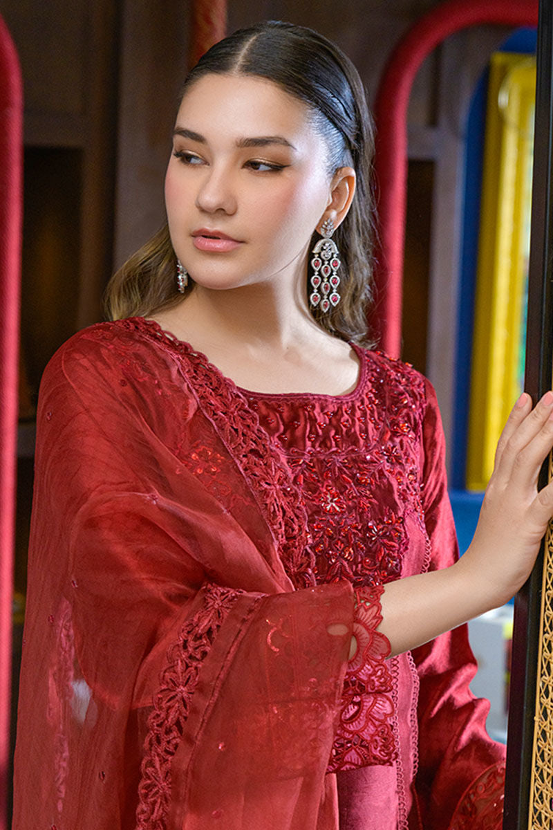 Fatima Khan | La Fleur Eid Edit | Scarlet by Fatima Khan - Designer Dress - Type: Ladies Clothes - Available at Libayah - 100% Original
