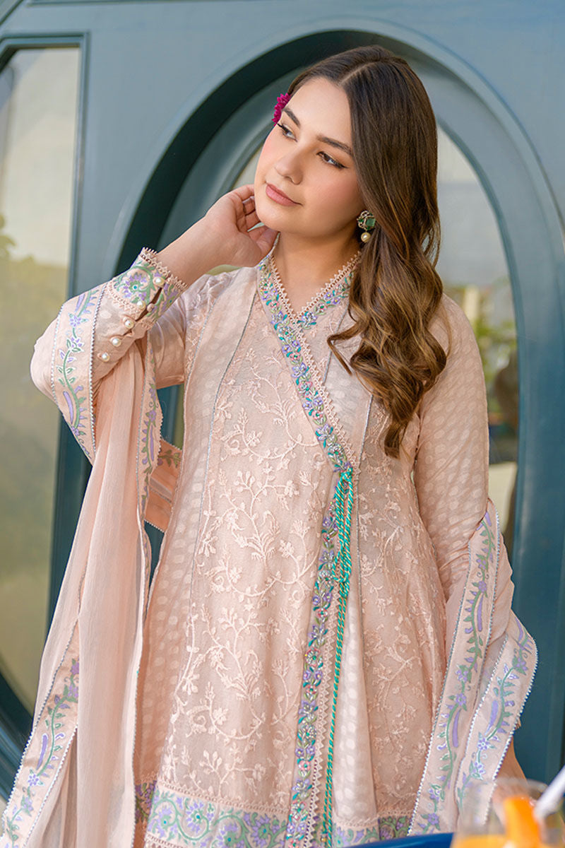 Fatima Khan | La Fleur Eid Edit | Peach Please by Fatima Khan - Designer Dress - Type: Ladies Clothes - Available at Libayah - 100% Original