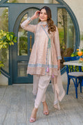 Fatima Khan | La Fleur Eid Edit | Peach Please by Fatima Khan - Designer Dress - Type: Ladies Clothes - Available at Libayah - 100% Original