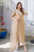 Fatima Khan | La Fleur Eid Edit | Beigetastic by Fatima Khan - Designer Dress - Type: Ladies Clothes - Available at Libayah - 100% Original