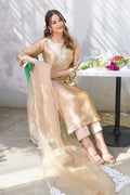 Fatima Khan | La Fleur Eid Edit | Beigetastic by Fatima Khan - Designer Dress - Type: Ladies Clothes - Available at Libayah - 100% Original