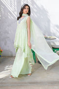 Fatima Khan | La Fleur Eid Edit | Pale Pistachio by Fatima Khan - Designer Dress - Type: Ladies Clothes - Available at Libayah - 100% Original