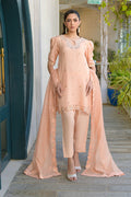 Fatima Khan | La Fleur Eid Edit | Peach Buzz by Fatima Khan - Designer Dress - Type: Ladies Clothes - Available at Libayah - 100% Original