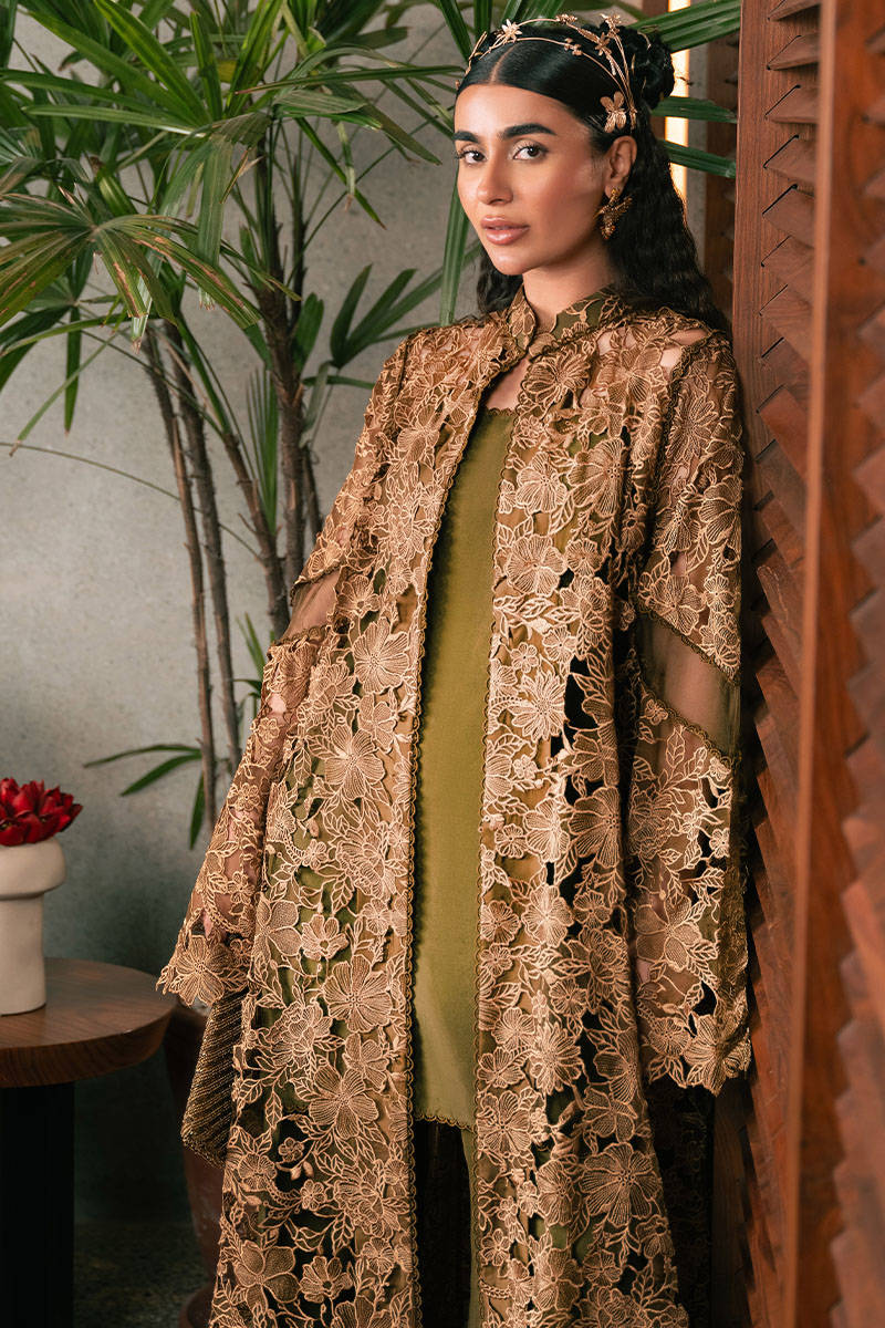 MNR | Chaye Coffee Luxury Pret | Mystic Pine by MNR - Designer Dress - Type: Ladies Clothes - Available at Libayah - 100% Original