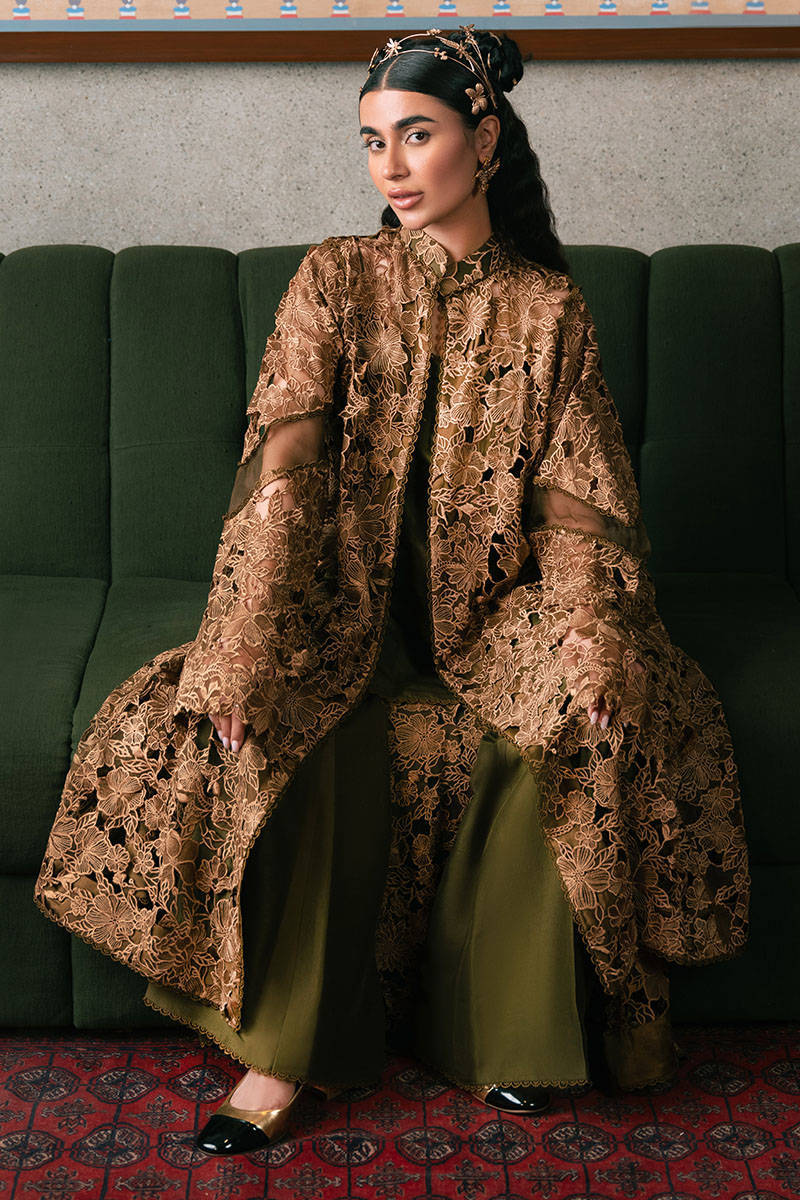 MNR | Chaye Coffee Luxury Pret | Mystic Pine by MNR - Designer Dress - Type: Ladies Clothes - Available at Libayah - 100% Original