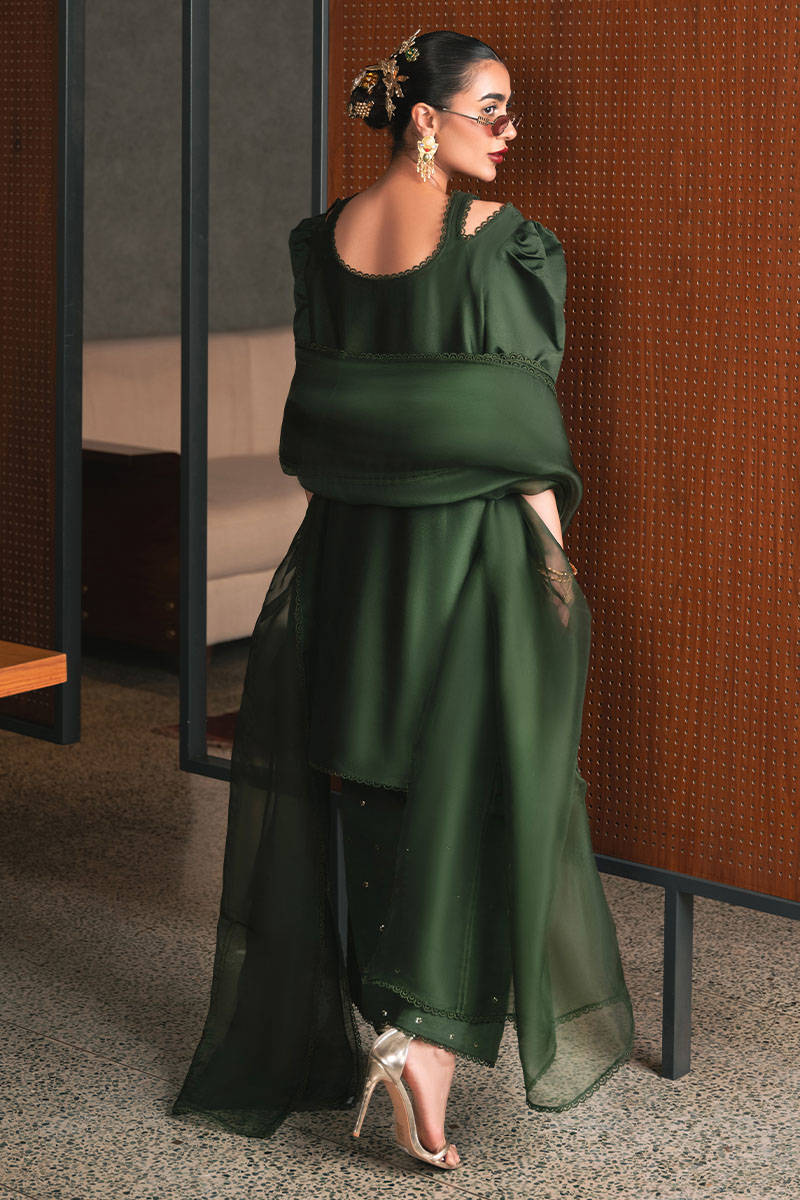 MNR | Chaye Coffee Luxury Pret | Jade Jewel by MNR - Designer Dress - Type: Ladies Clothes - Available at Libayah - 100% Original