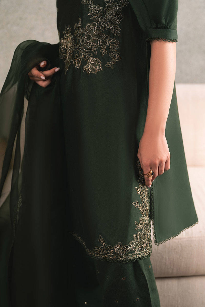 MNR | Chaye Coffee Luxury Pret | Jade Jewel by MNR - Designer Dress - Type: Ladies Clothes - Available at Libayah - 100% Original