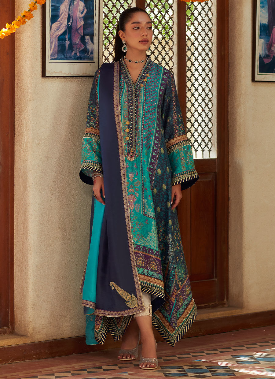 Farah Talib Aziz | Designer Picks 24 | COCO FEROZI SHIRT AND DUPATTA by Farah Talib Aziz - Designer Dress - Type: Ladies Clothes - Available at Libayah - 100% Original