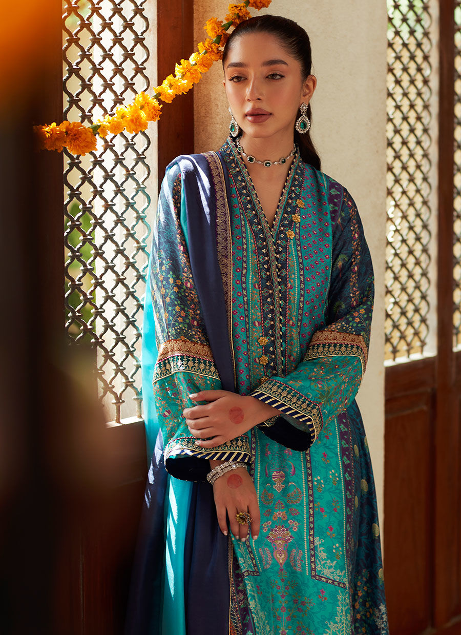Farah Talib Aziz | Designer Picks 24 | COCO FEROZI SHIRT AND DUPATTA by Farah Talib Aziz - Designer Dress - Type: Ladies Clothes - Available at Libayah - 100% Original
